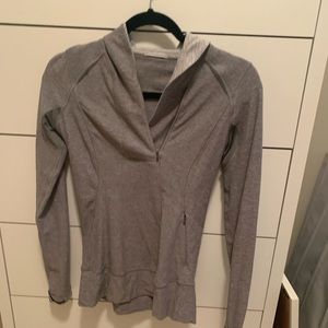 gray lululemon pullover